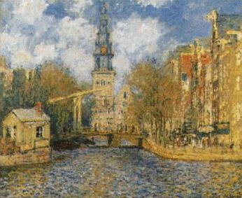 Claude Monet The Zuiderkerk in Amsterdam France oil painting art